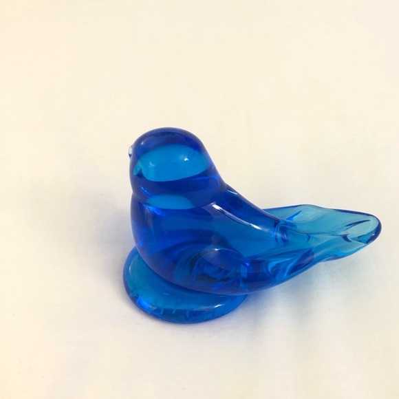 Vintage Glass Bluebird figurine - Picture 2 of 8